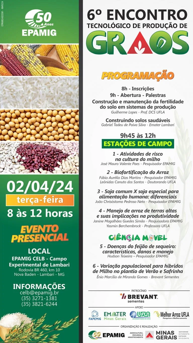 6º Encontro Tecnológico de Produção de Grãos