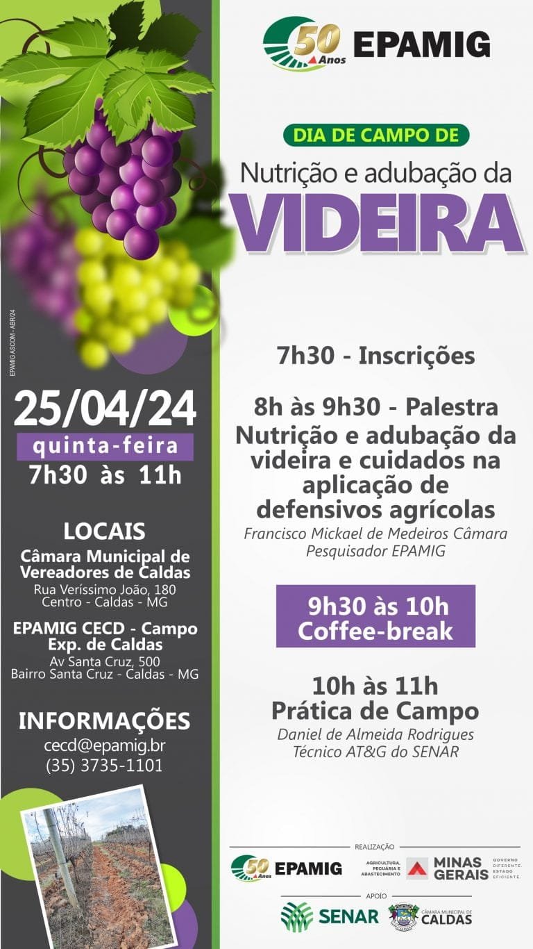Dia de Campo – Adubação e Nutrição da Videira