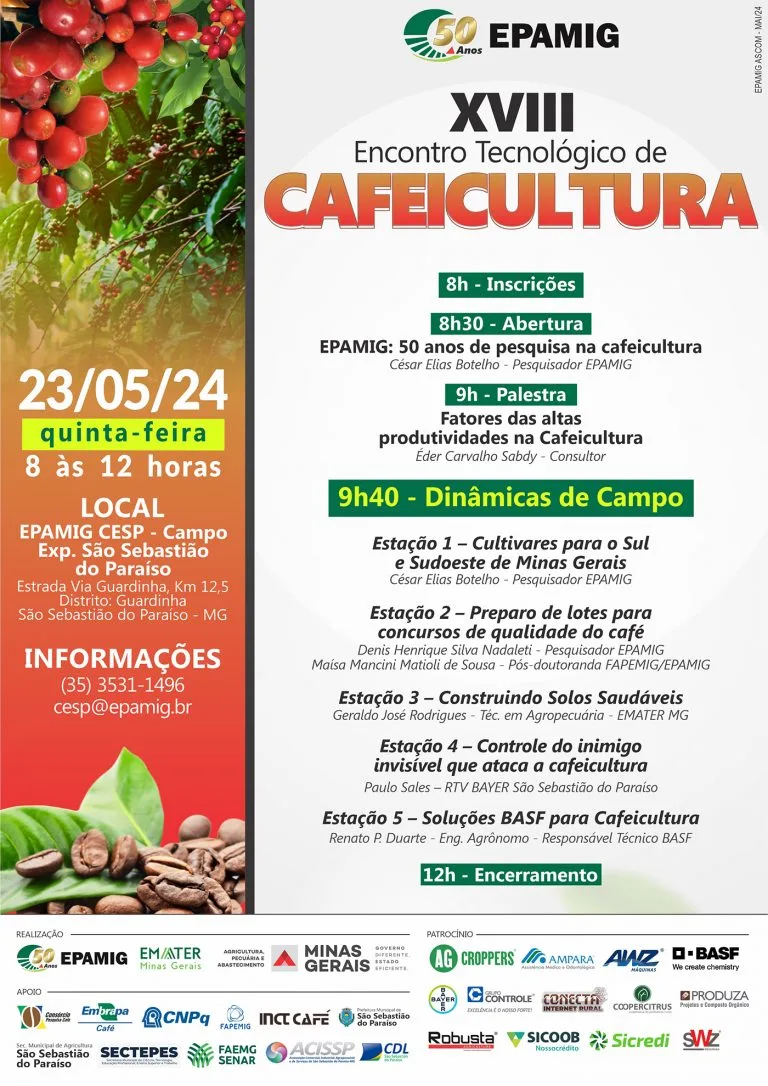 XVIII Encontro Tecnológico do Café