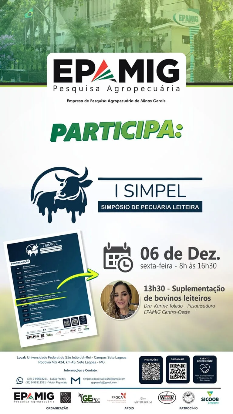 1º SIMPEL – SIMPÓSIO DE PECUÁRIA LEITEIRA