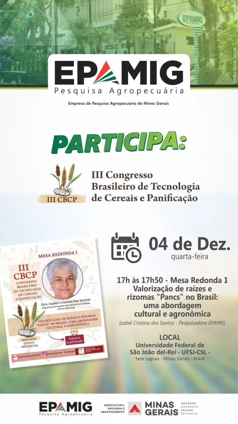 III CBCP – Congresso Brasileiro de Tecnologia em Cereais e Panificação
