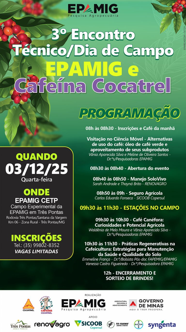 3º Encontro Técnico/Dia de Campo Cafeína Cocatrel