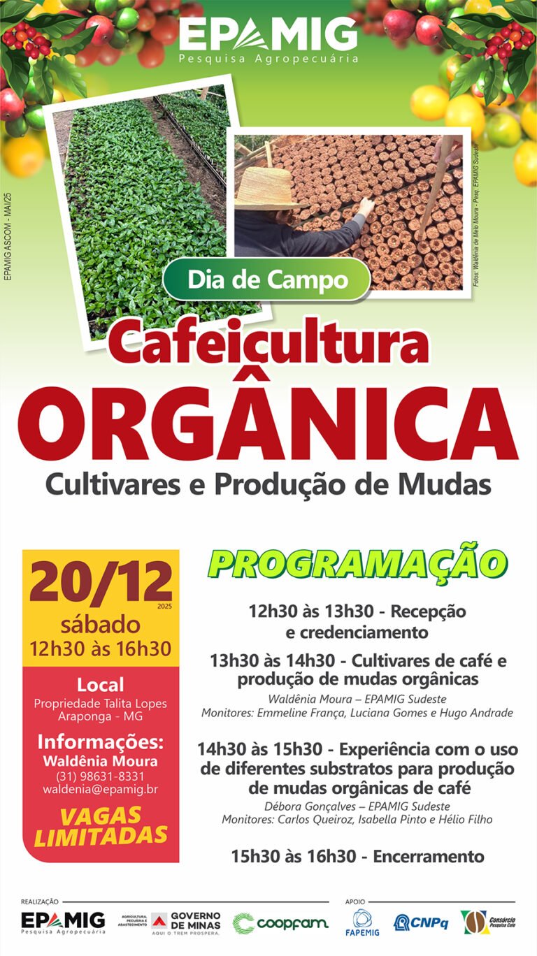 Dia de Campo de Cafeicultura Orgânica – Cultivares e Produção de Mudas